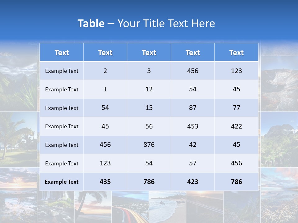 Mountain Assemblage Preservation PowerPoint Template