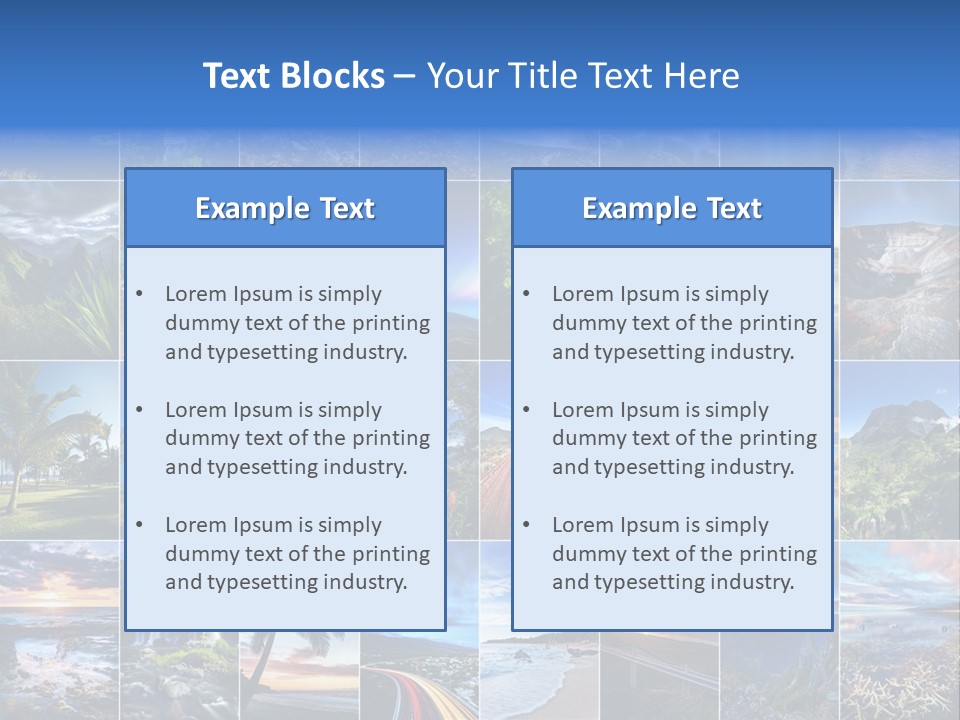 Mountain Assemblage Preservation PowerPoint Template