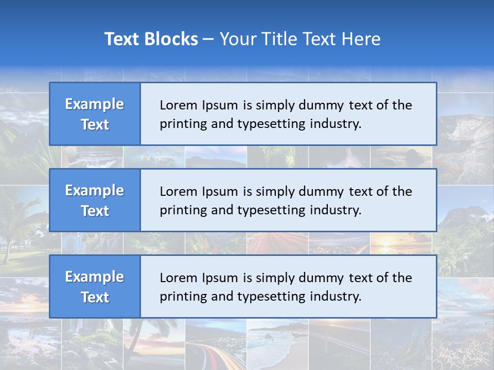 Mountain Assemblage Preservation PowerPoint Template