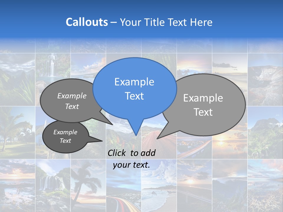 Mountain Assemblage Preservation PowerPoint Template