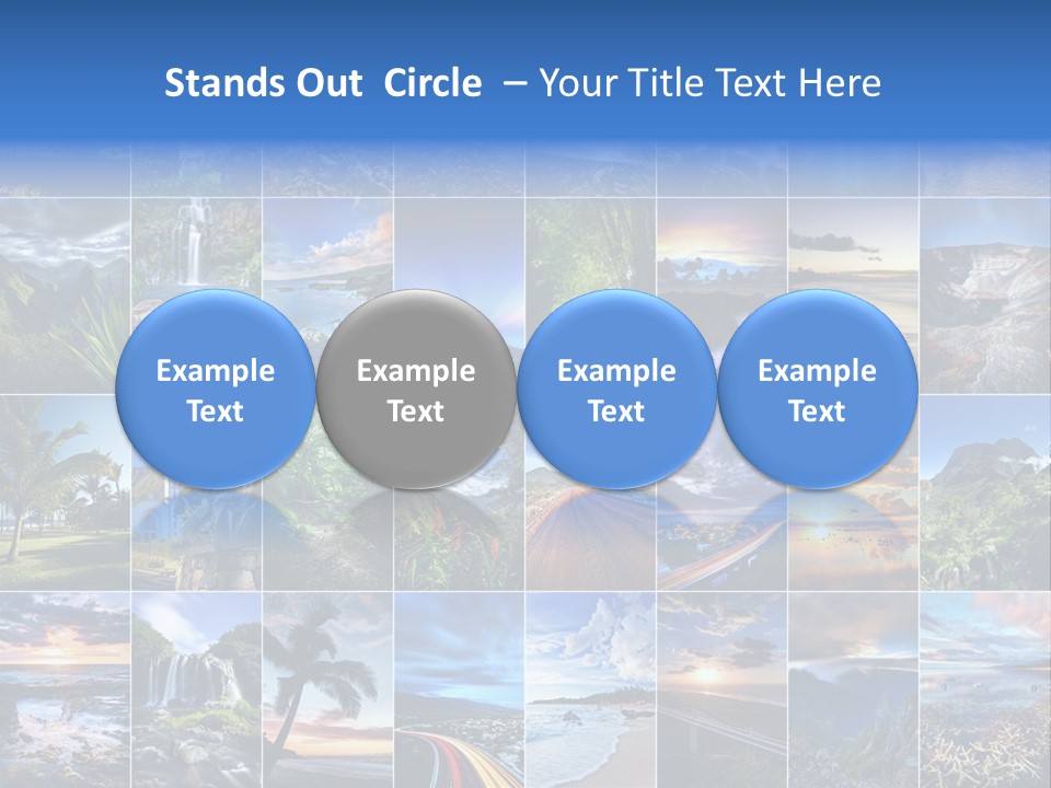 Mountain Assemblage Preservation PowerPoint Template