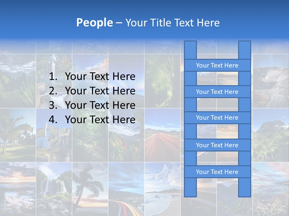 Mountain Assemblage Preservation PowerPoint Template