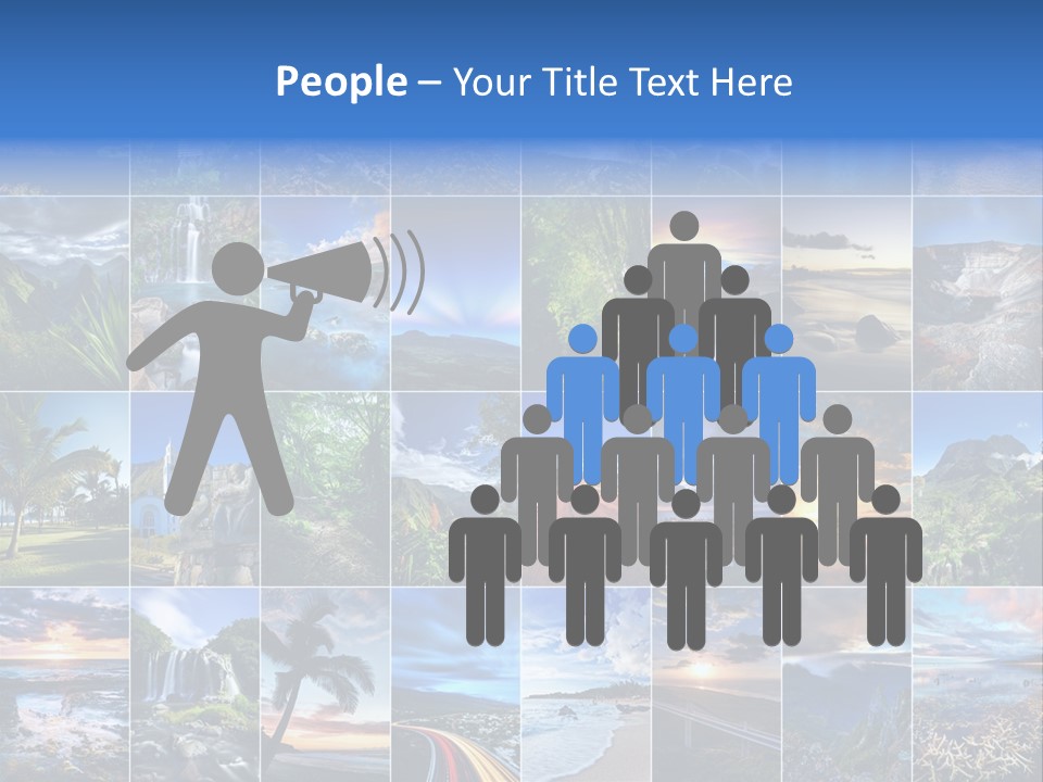 Mountain Assemblage Preservation PowerPoint Template