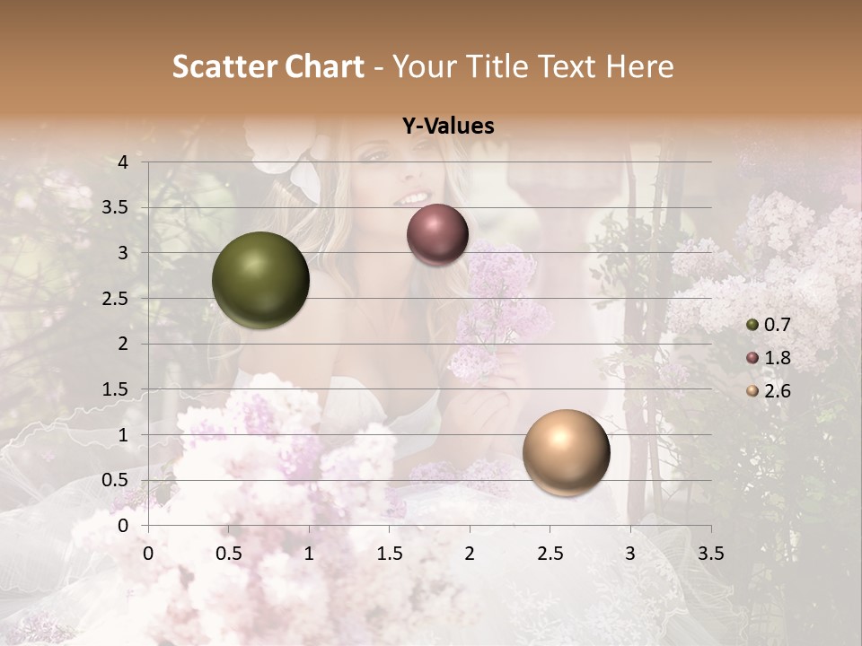 Marriage Bouquet Celebrating PowerPoint Template