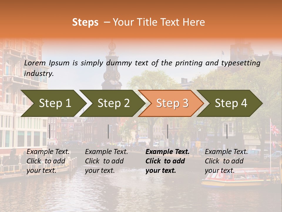Spring Netherlands Travel PowerPoint Template