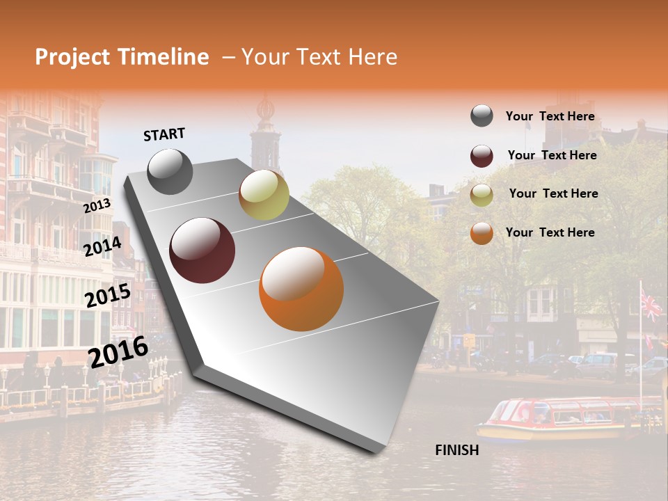 Spring Netherlands Travel PowerPoint Template