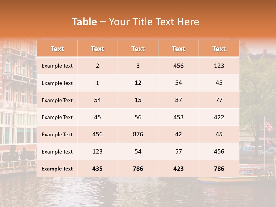Spring Netherlands Travel PowerPoint Template