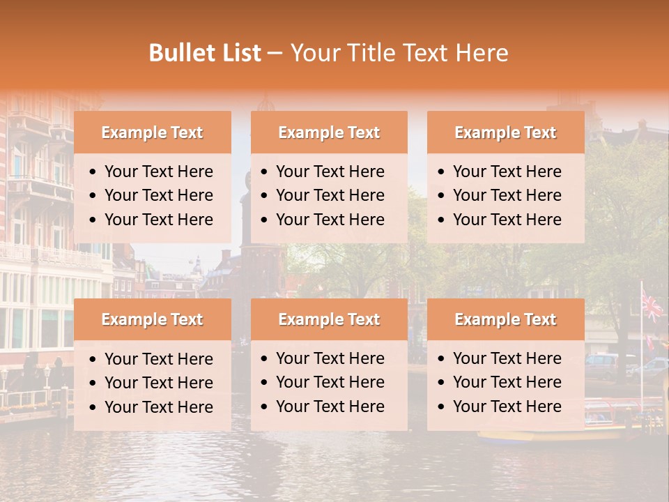 Spring Netherlands Travel PowerPoint Template