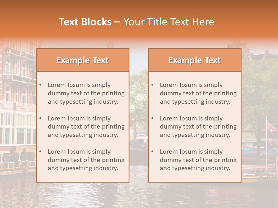 Spring Netherlands Travel PowerPoint Template