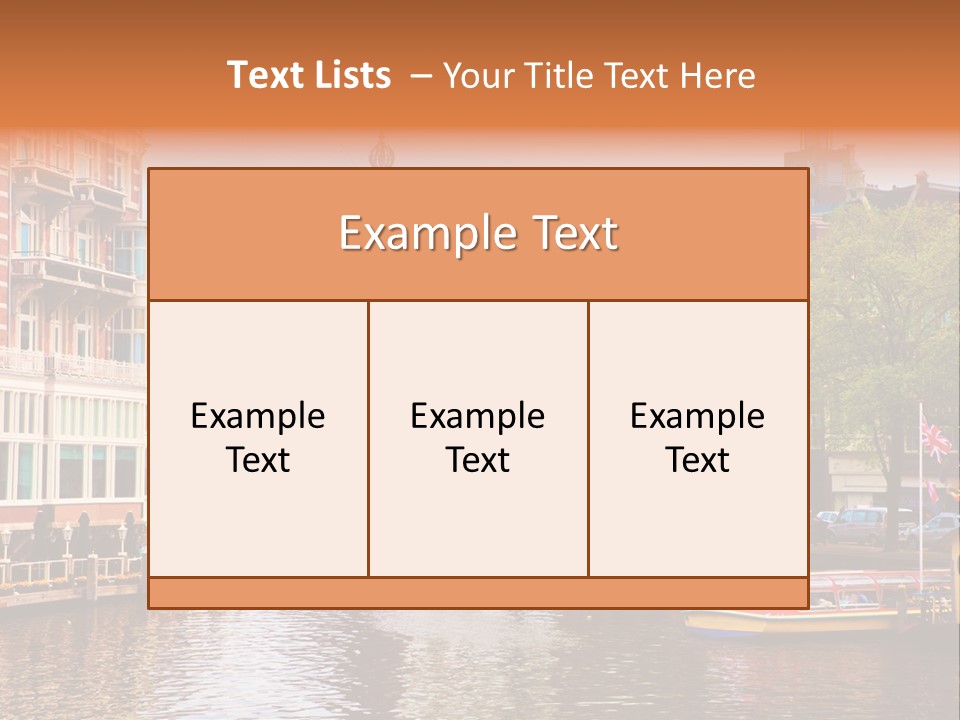 Spring Netherlands Travel PowerPoint Template
