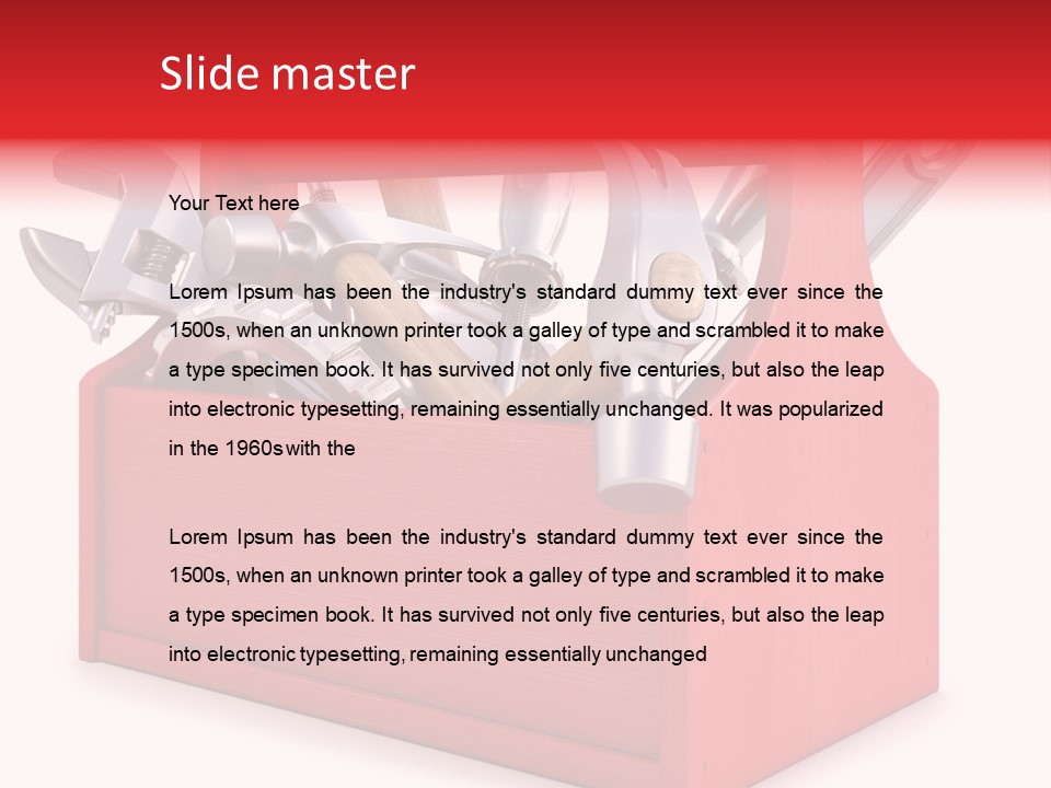 Textured Illustration Isolated PowerPoint Template