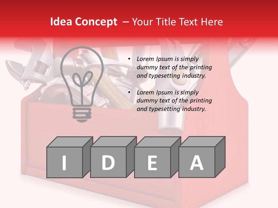 Textured Illustration Isolated PowerPoint Template