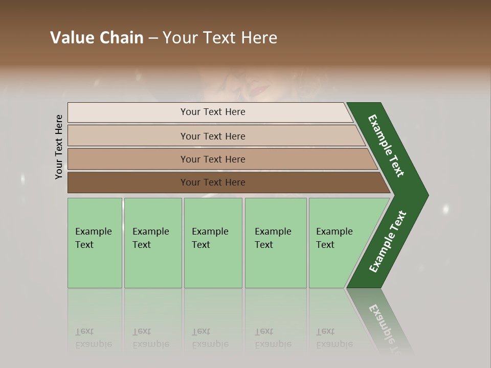 Well Dressed Fashion Kiss PowerPoint Template