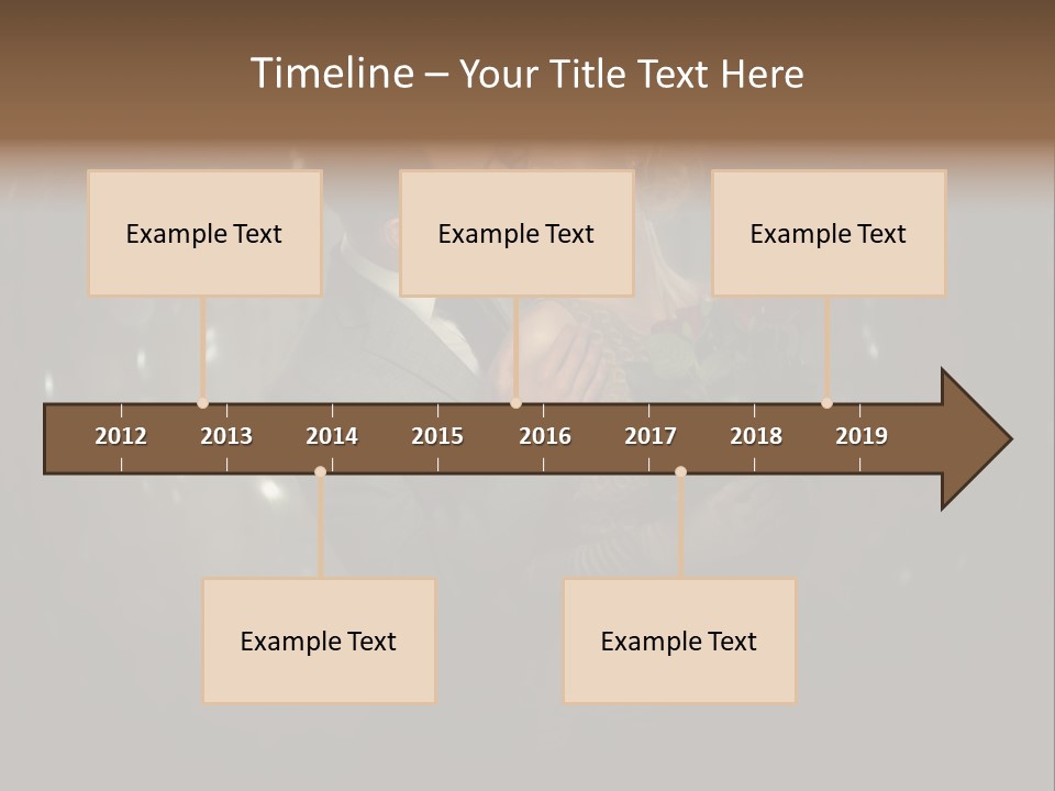 Well Dressed Fashion Kiss PowerPoint Template