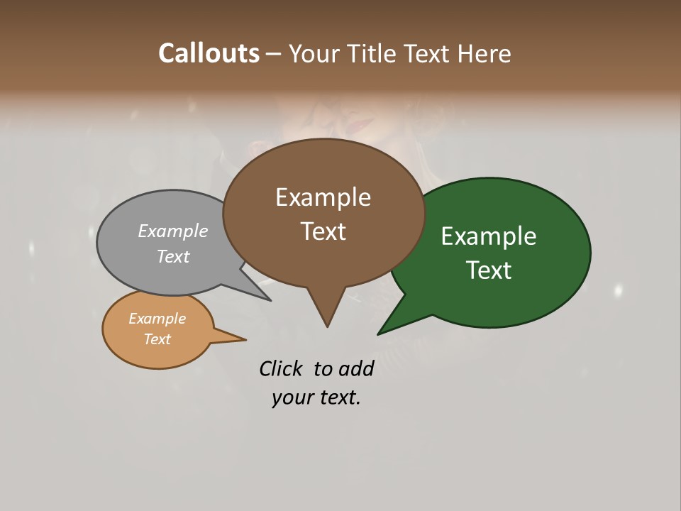 Well Dressed Fashion Kiss PowerPoint Template