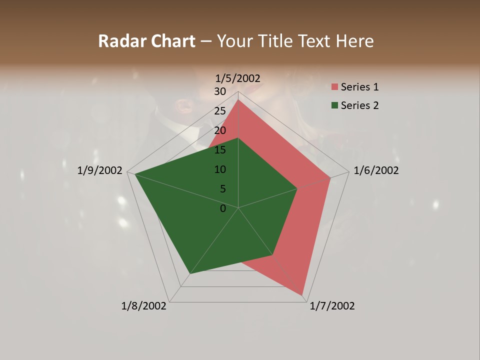 Well Dressed Fashion Kiss PowerPoint Template