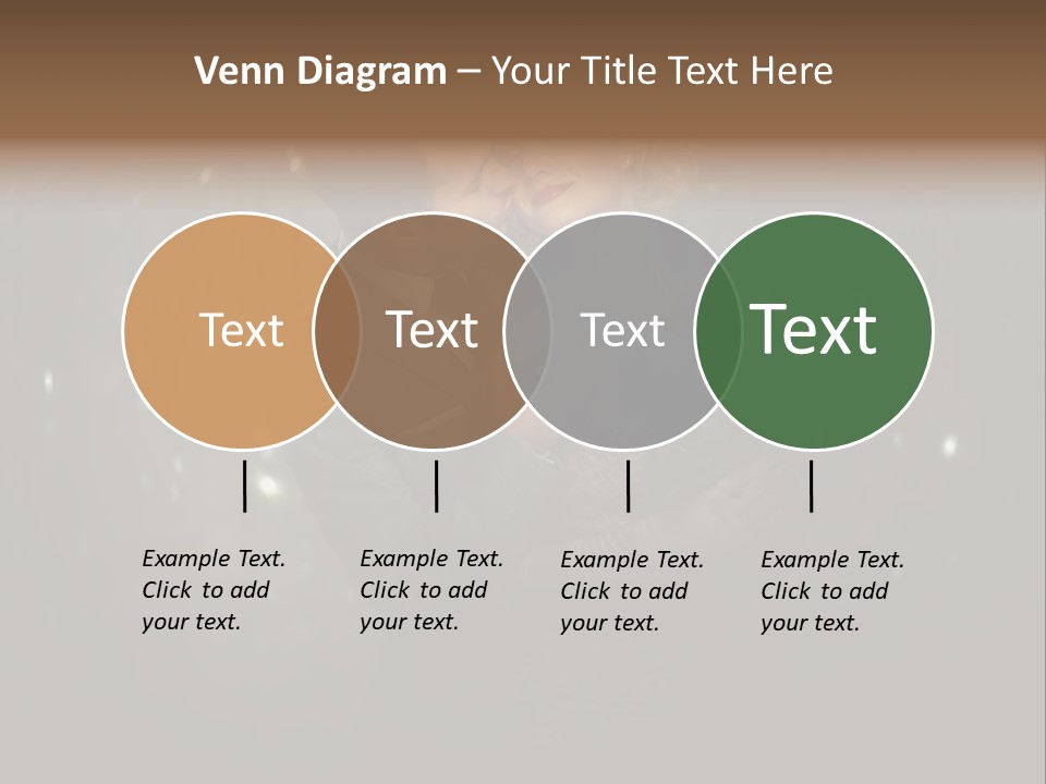 Well Dressed Fashion Kiss PowerPoint Template