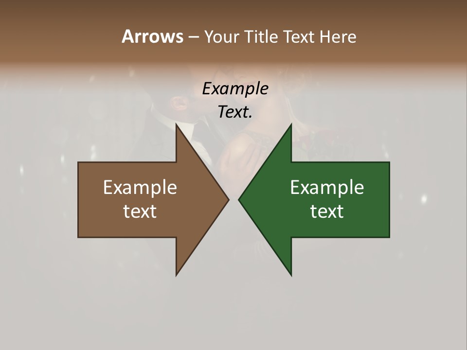 Well Dressed Fashion Kiss PowerPoint Template