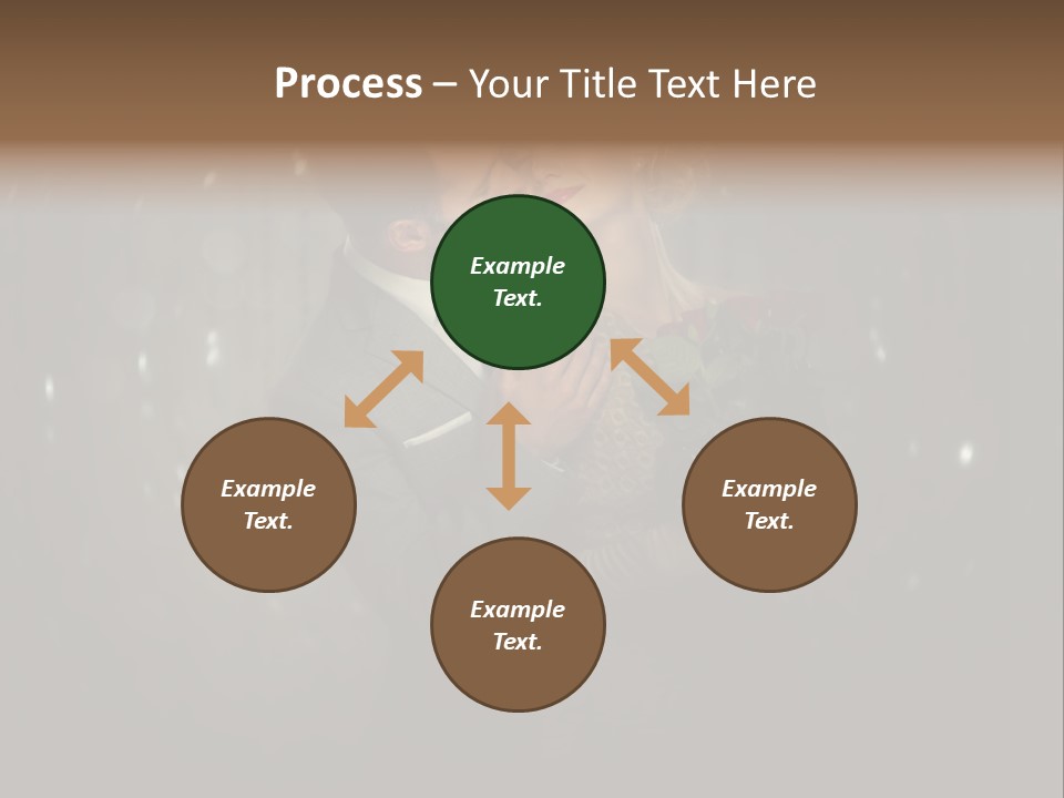 Well Dressed Fashion Kiss PowerPoint Template