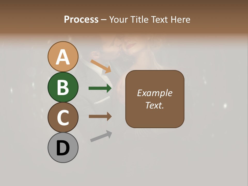 Well Dressed Fashion Kiss PowerPoint Template