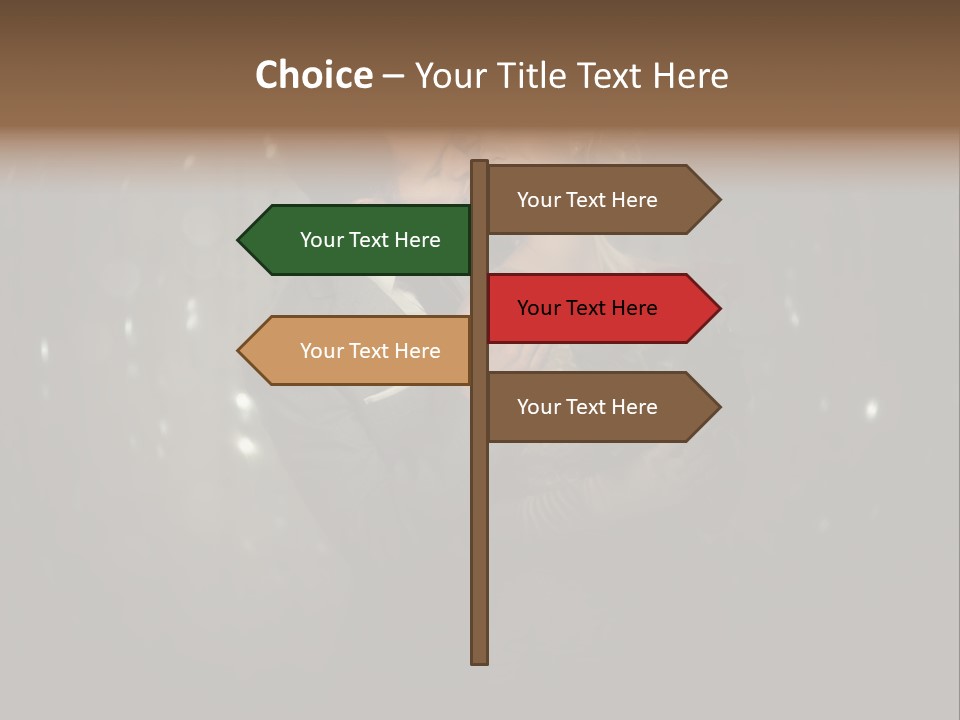 Well Dressed Fashion Kiss PowerPoint Template