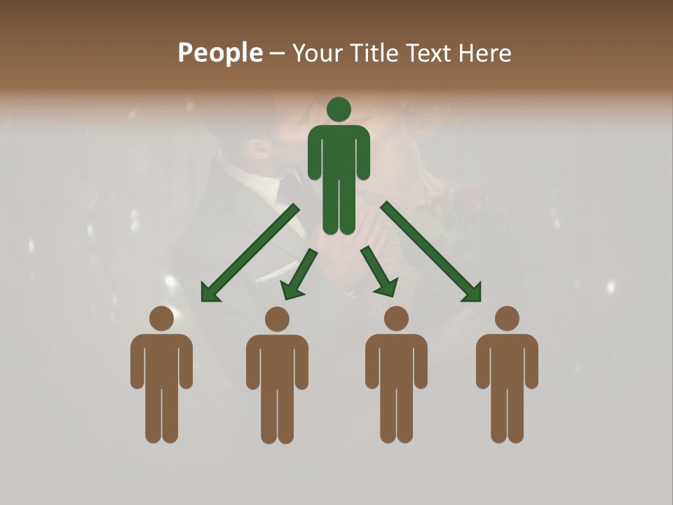 Well Dressed Fashion Kiss PowerPoint Template