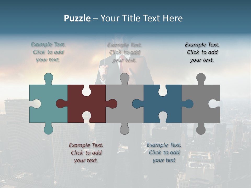 Insurance Protection Walk PowerPoint Template