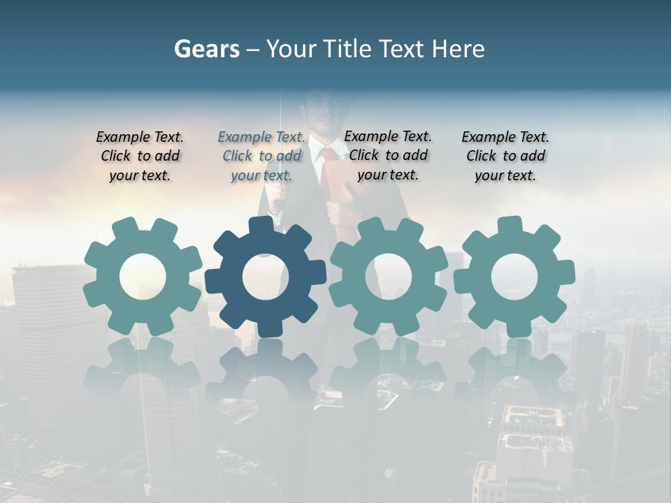 Insurance Protection Walk PowerPoint Template