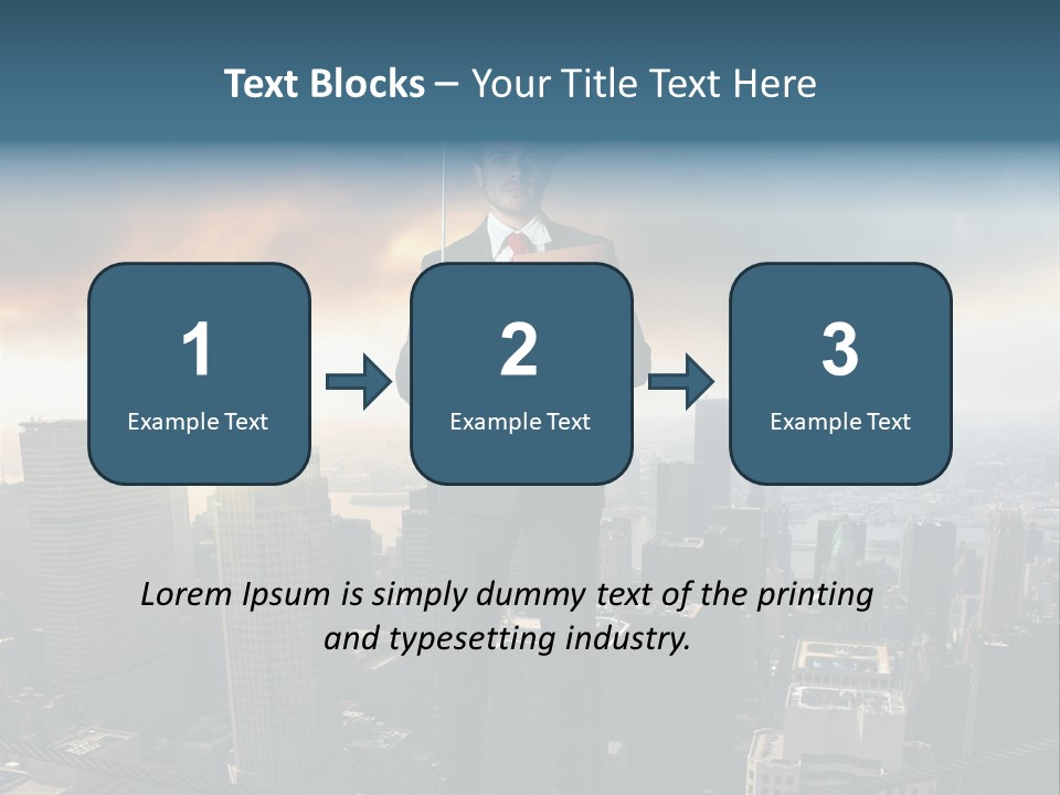 Insurance Protection Walk PowerPoint Template