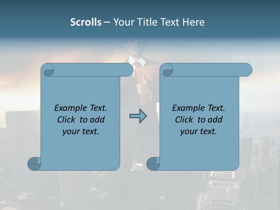 Insurance Protection Walk PowerPoint Template