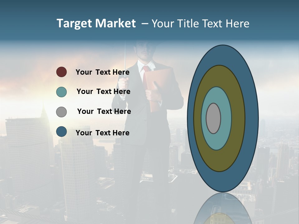 Insurance Protection Walk PowerPoint Template