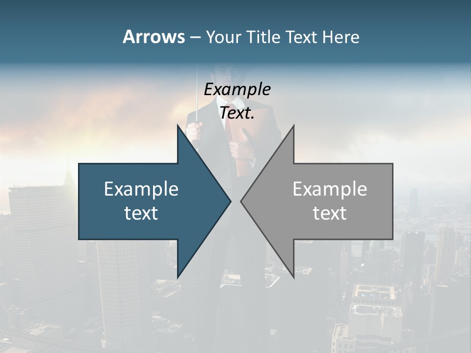 Insurance Protection Walk PowerPoint Template