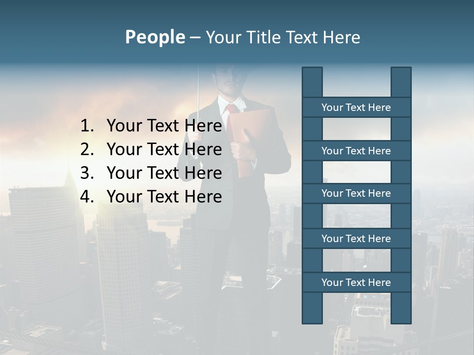 Insurance Protection Walk PowerPoint Template