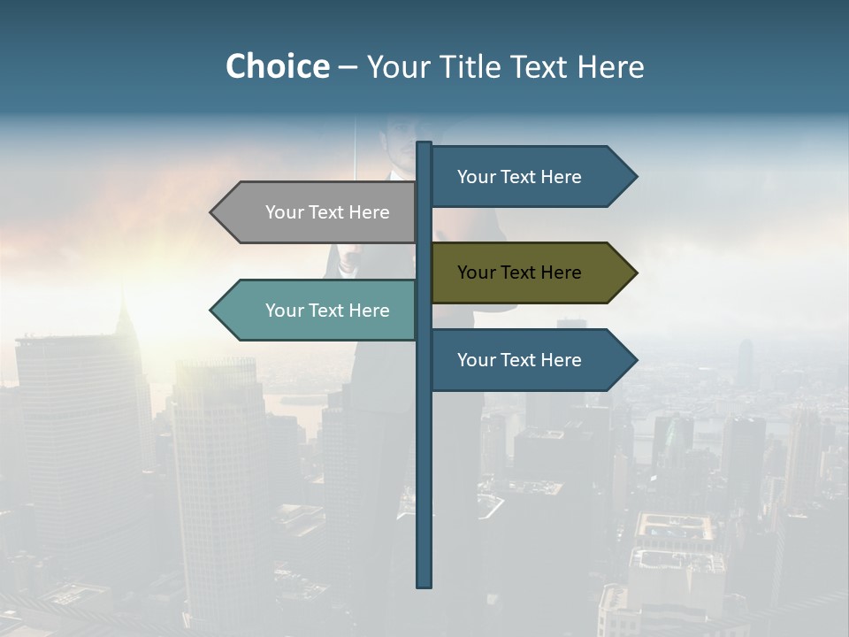 Insurance Protection Walk PowerPoint Template