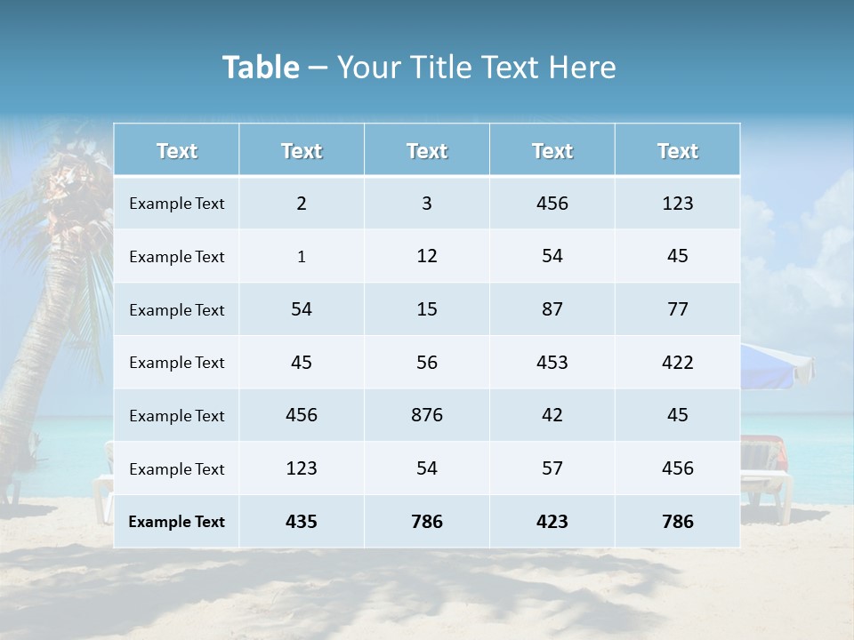 View Concept Paradise PowerPoint Template