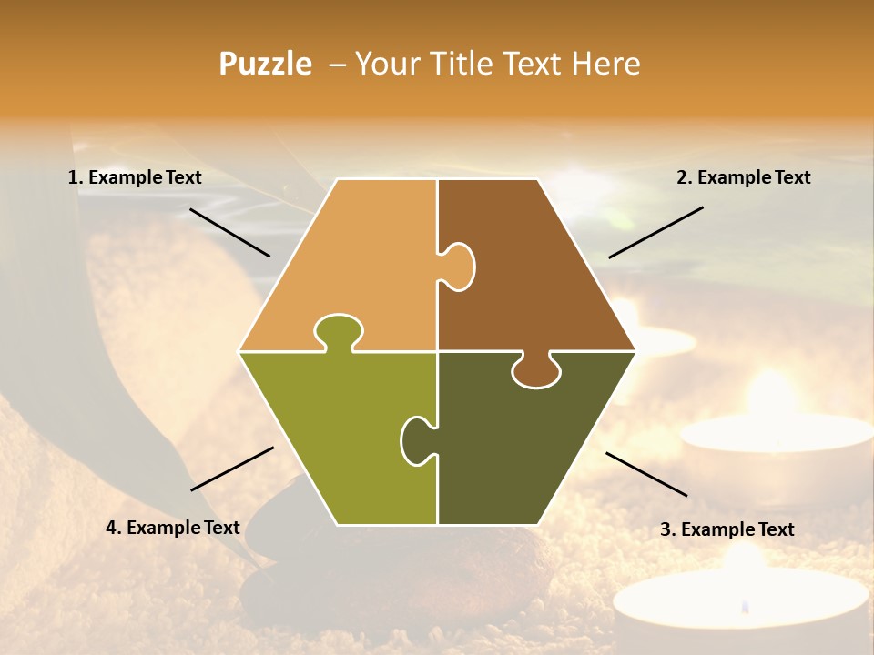 Bamboo Bath Decoration PowerPoint Template