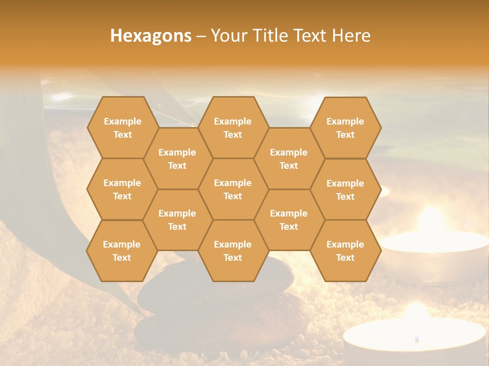 Bamboo Bath Decoration PowerPoint Template