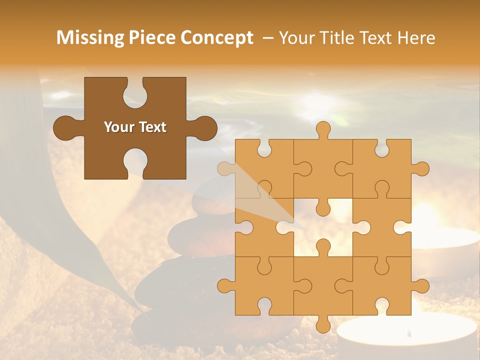 Bamboo Bath Decoration PowerPoint Template