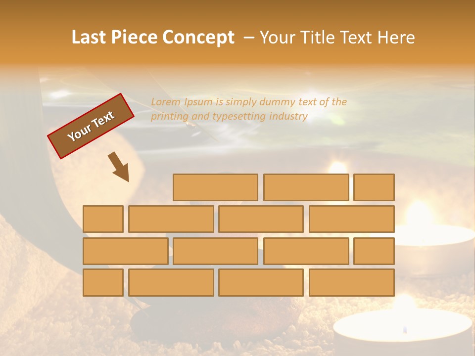 Bamboo Bath Decoration PowerPoint Template