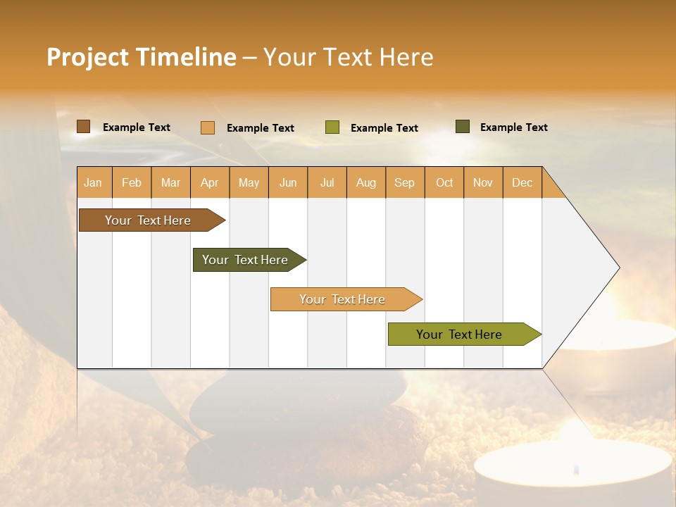 Bamboo Bath Decoration PowerPoint Template