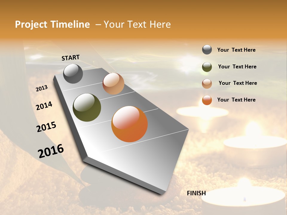 Bamboo Bath Decoration PowerPoint Template