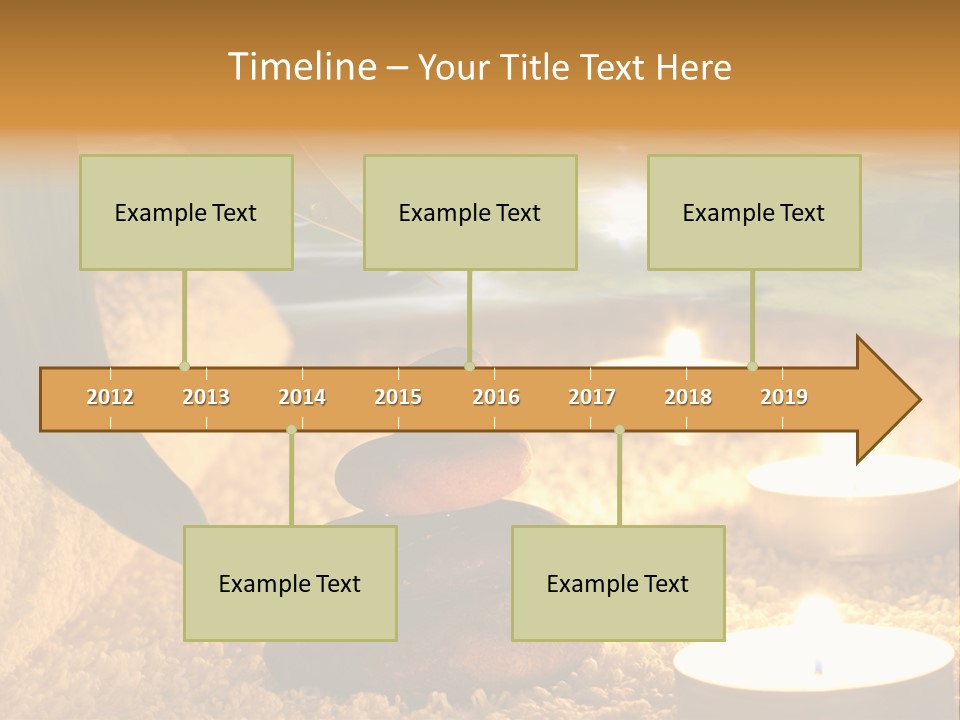 Bamboo Bath Decoration PowerPoint Template