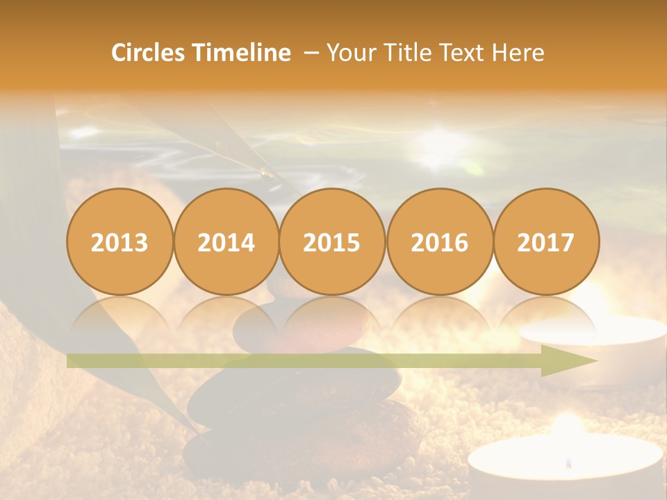 Bamboo Bath Decoration PowerPoint Template