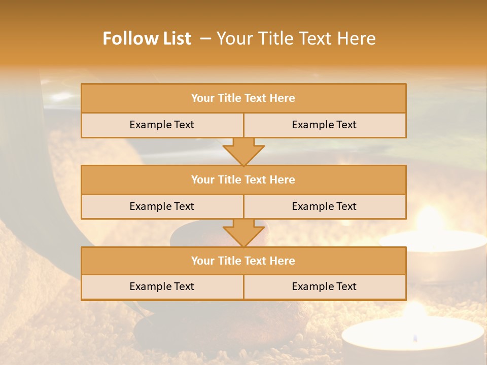 Bamboo Bath Decoration PowerPoint Template