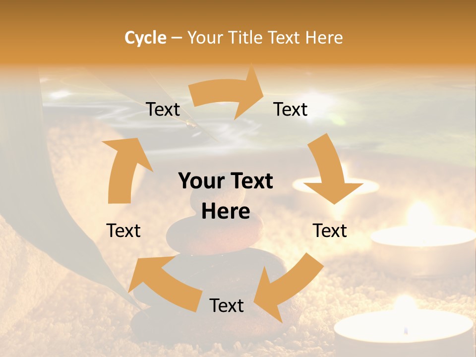 Bamboo Bath Decoration PowerPoint Template
