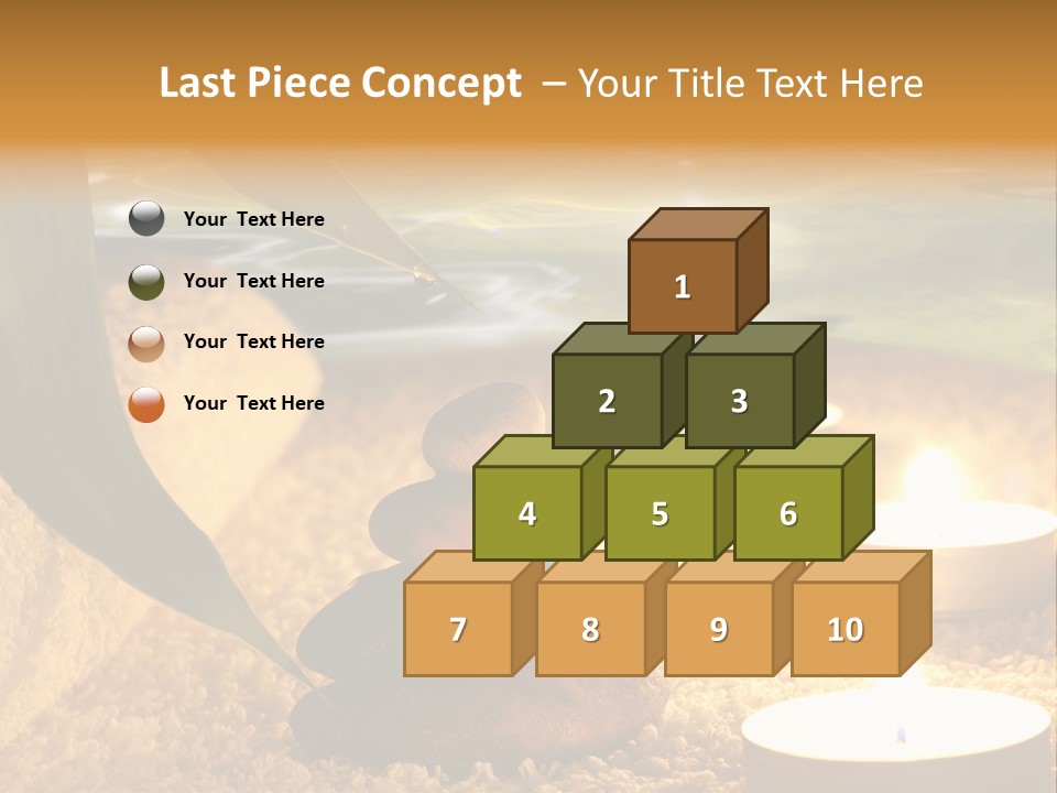 Bamboo Bath Decoration PowerPoint Template