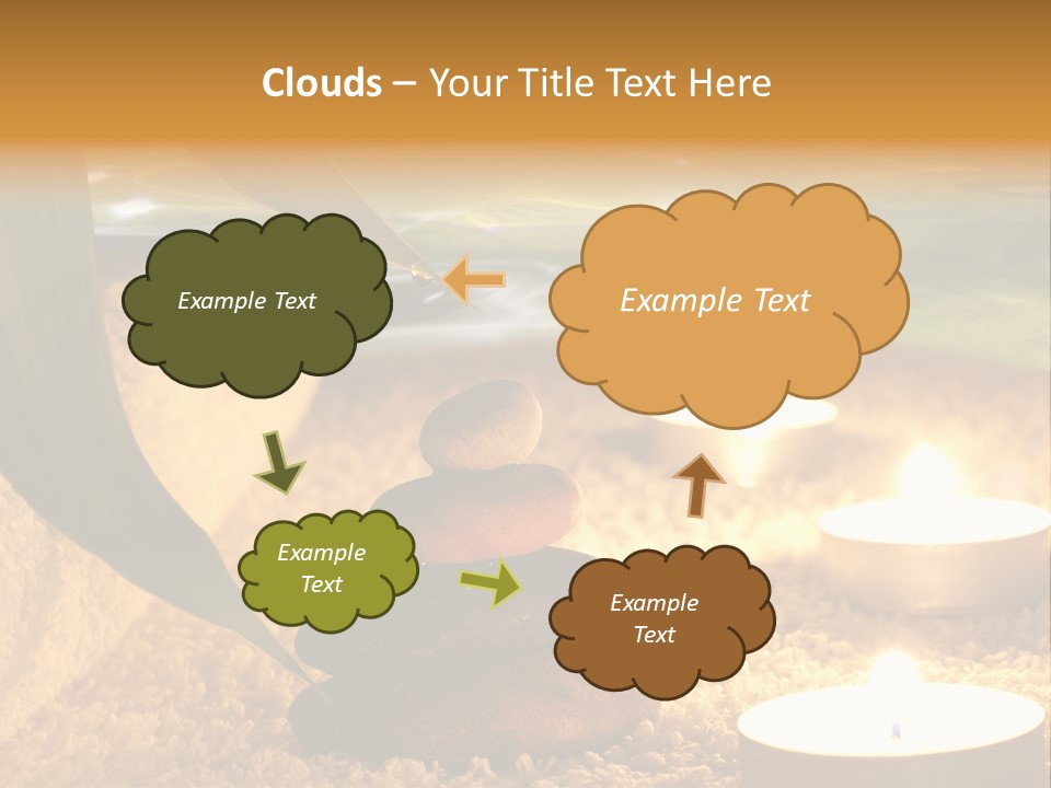 Bamboo Bath Decoration PowerPoint Template