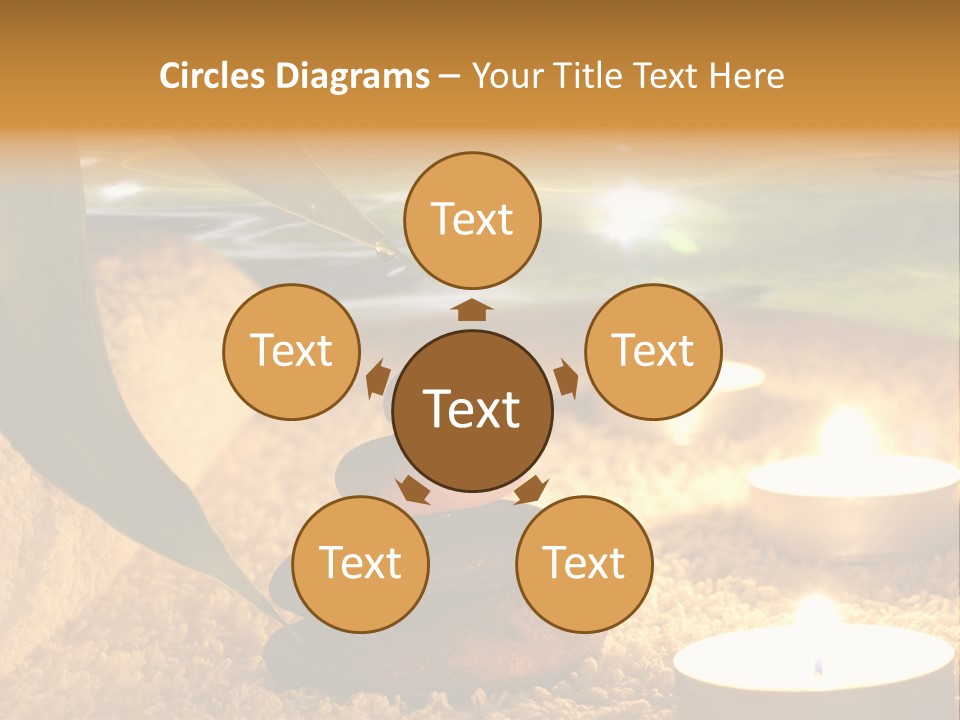 Bamboo Bath Decoration PowerPoint Template