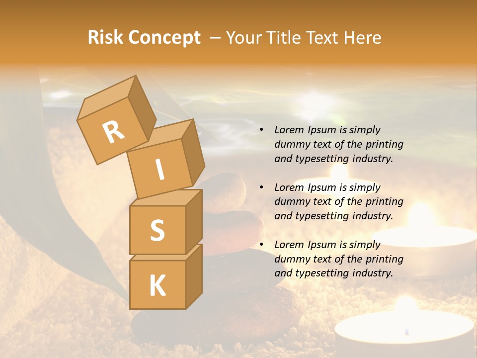 Bamboo Bath Decoration PowerPoint Template