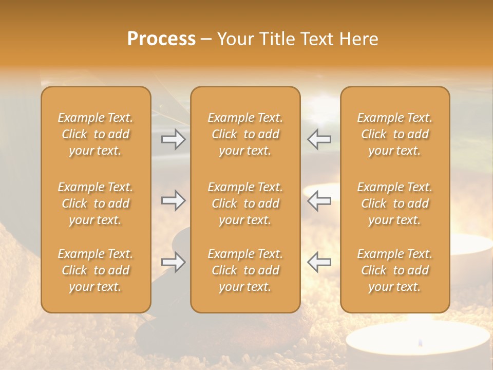 Bamboo Bath Decoration PowerPoint Template